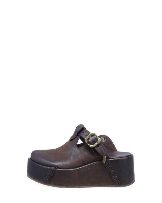 A.s.98 Brown Monroe Platform Clog