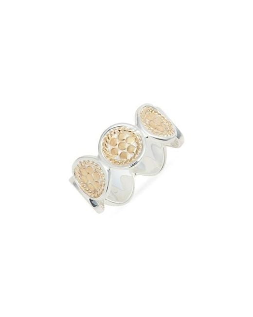 Anna Beck White Multidisc Ring