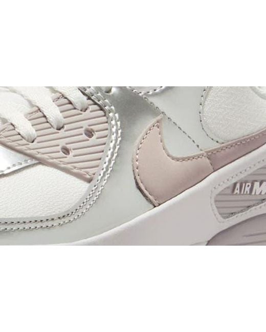 Nike Metallic Air Max 90 Lv8 Platform Sneaker