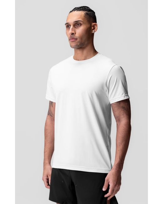 ASRV White Aerosilver Essential Tee for men