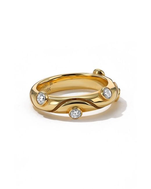 Mark Henry Metallic Riva Crest Ring