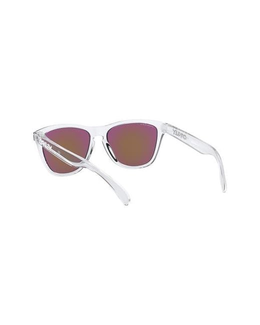 Oakley Purple Frogskins 54Mm Rectangular Sunglasses for men