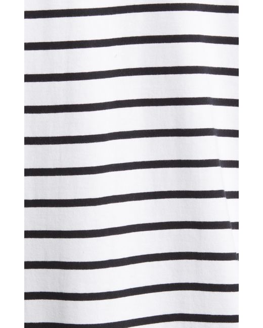 BP. Gray Stripe Cotton T-shirt for men
