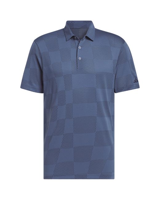 Adidas Originals Blue Ultimate365 Textured Performance Golf Polo for men