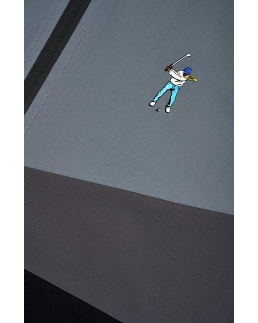 EASTSIDE GOLF Wind Cheater Hooded Windbreaker in Blue for Men | Lyst