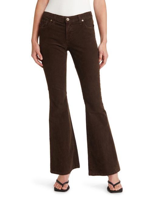 AG Jeans Brown Angeline Corduroy Flare Pants