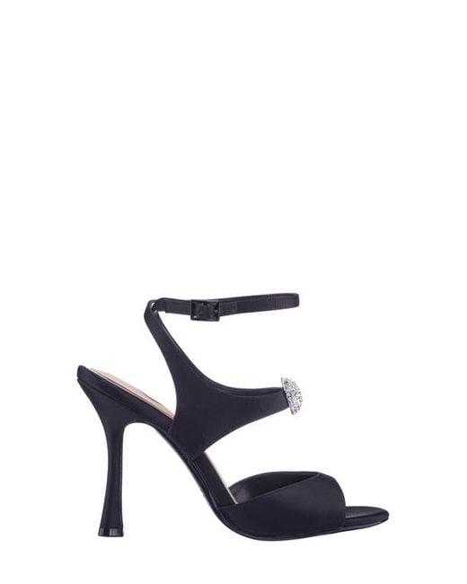 Nina Blue Dahlia Ankle Strap Sandal