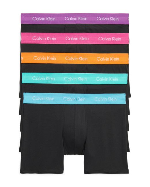 Calvin Klein Multicolor Assorted 5-pack Pride Boxer Briefs for men