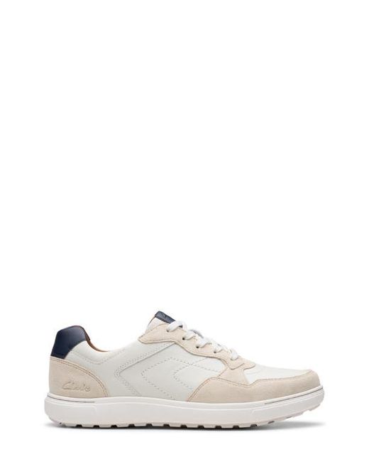 Clarks White Mapstone Sport Sneaker for men