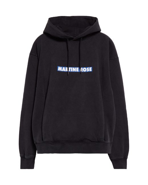 Martine Rose Gender Inclusive Blow Your Mind Cotton Graphic Hoodie in Black  | Lyst