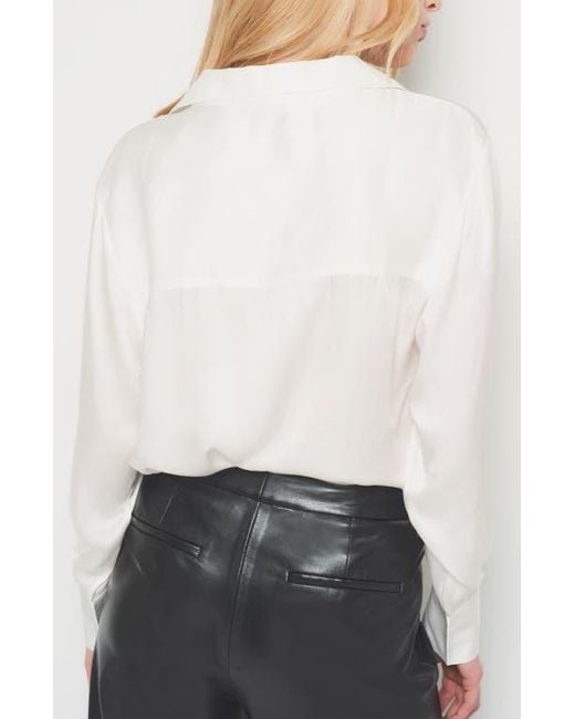 AS by DF White Corazon Blouse
