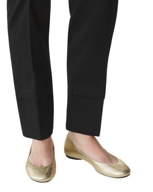 Lanvin Black Slingback Ballerina Flat