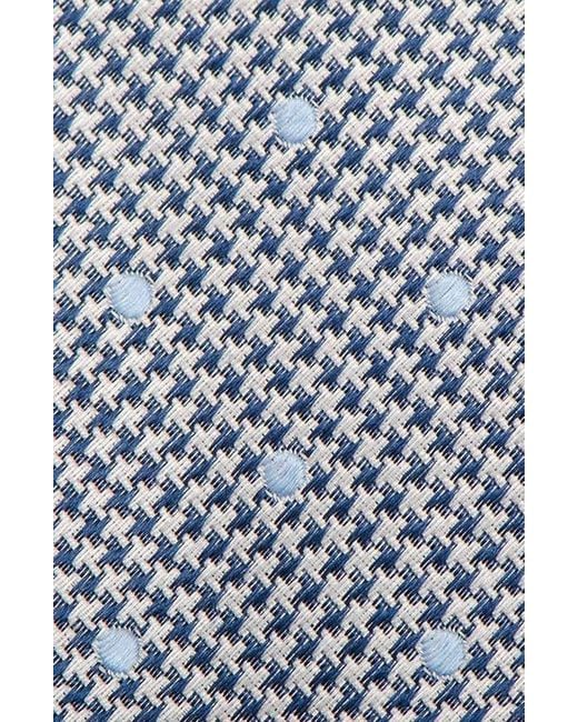 Cufflinks Inc. Gray Houndstooth Dot Silk Tie for men