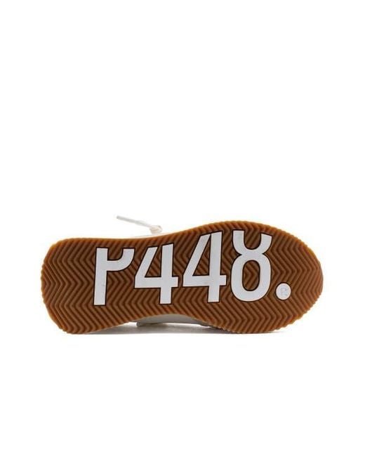 P448 White Jesse Trainer Sneaker