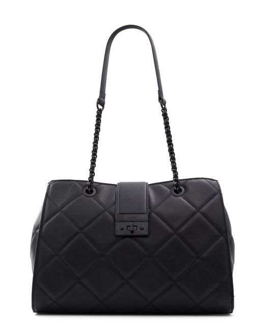 ALDO Alaevenn Quilted Tote Bag in Black Lyst