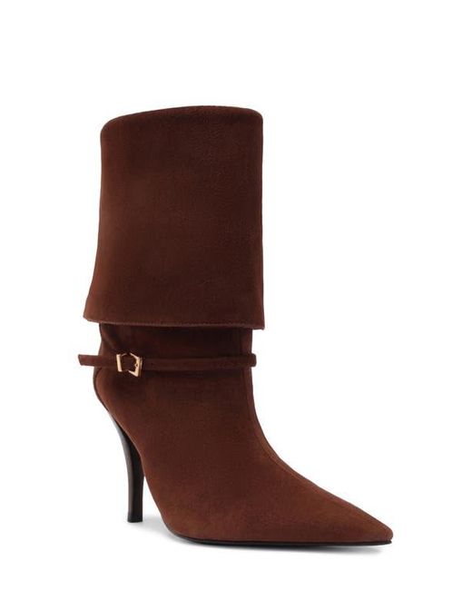 SCHUTZ SHOES Brown Rudy Stiletto Boot