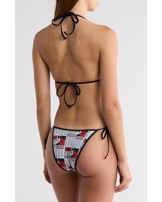 PacSun Black Corinne Triangle Bikini Top