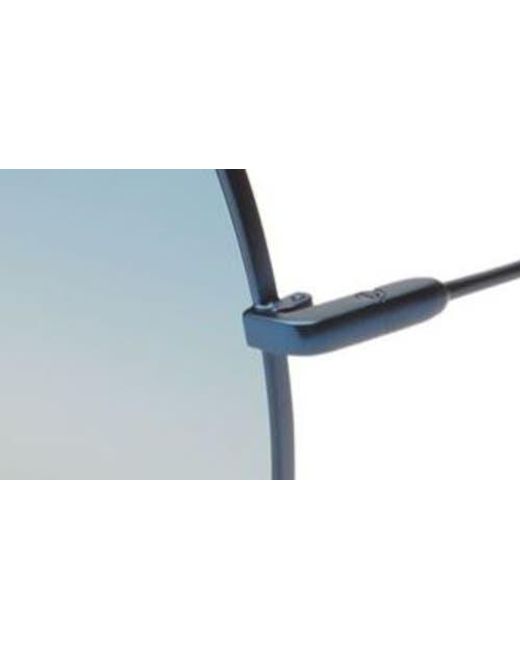 DIFF Blue Iris 59Mm Gradient Square Sunglasses
