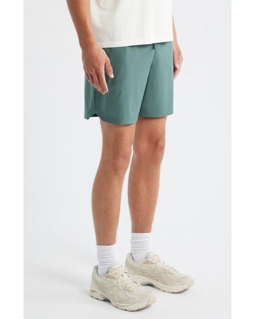 Roark Green Serrano 7 Drawstring Shorts for men