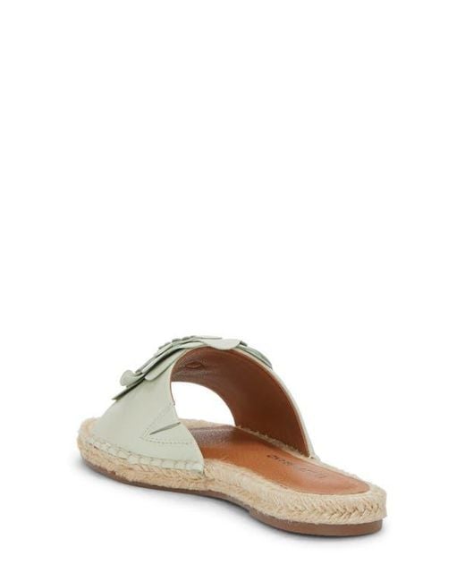 Lucky Brand Metallic Biricha Slide Sandal