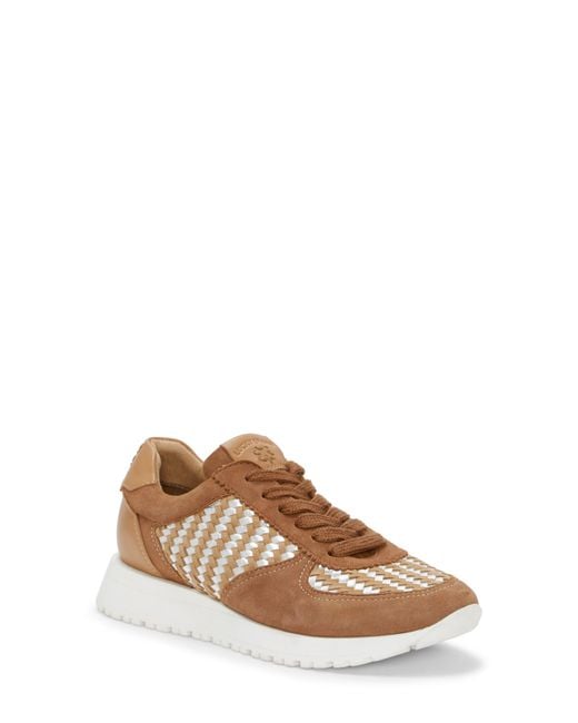 Lucky Brand Brown Deva Woven Sneaker
