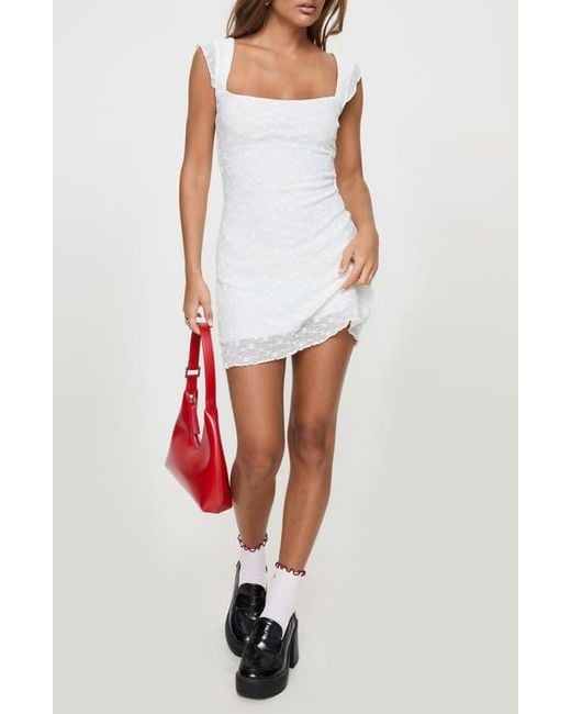 knee length dresses for ladies Mayok Mini Dress Cream