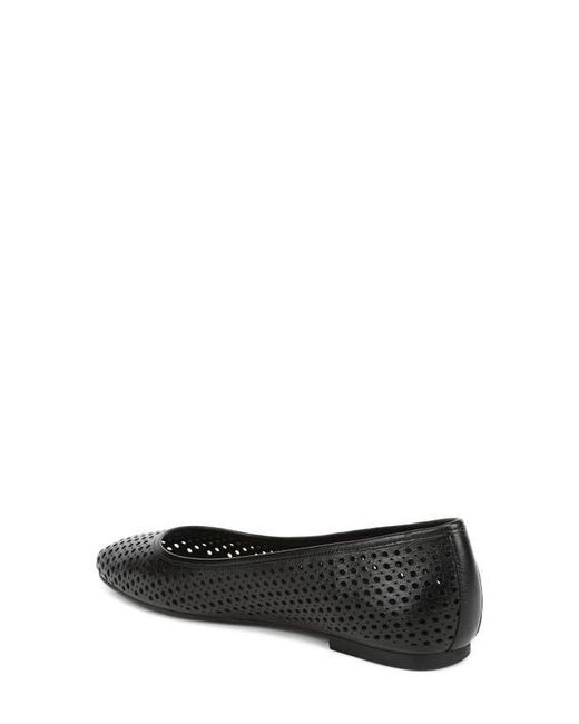 Vionic Black Orinda Perforated Ballet Flat