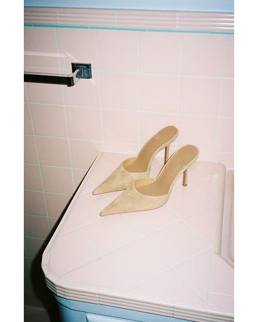 Jeffrey Campbell White Robyn Pointed Toe Mule