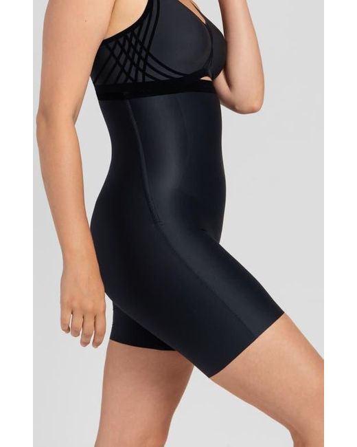 Honeylove Blue No-Show High-Waist Shaping Shorts