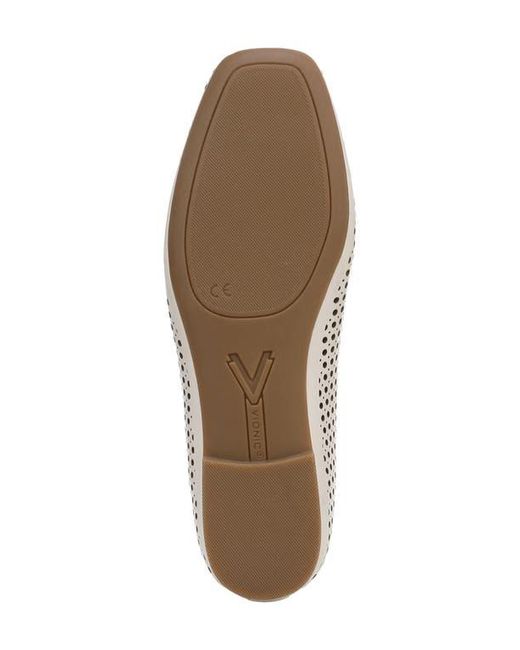 Vionic White Orinda Perforated Ballet Flat
