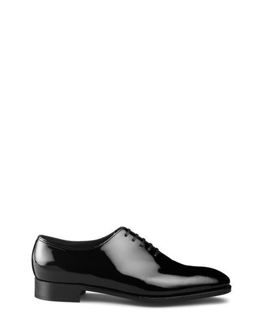 John Lobb Black Marldon Patent Leather Oxford for men