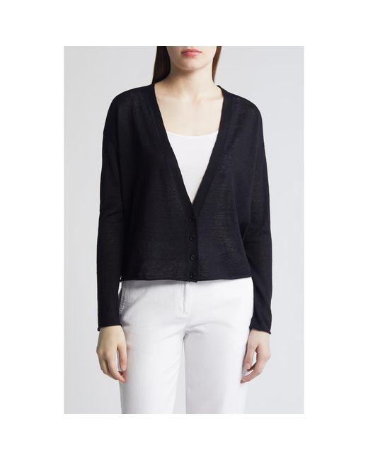 Eileen fisher v neck cardigan hot sale