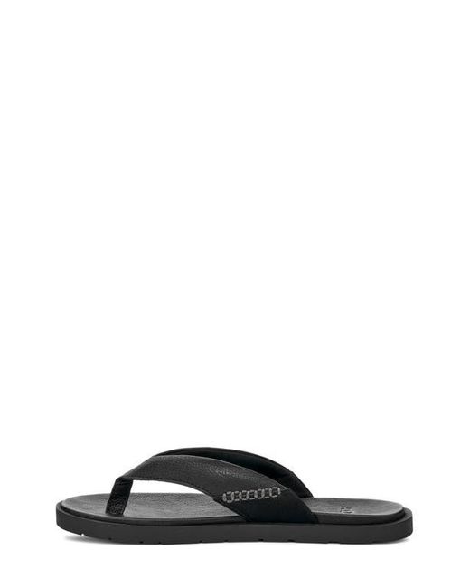 Ugg Black Seaside Ii Flip Flop for men