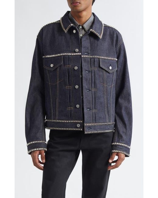 TAKAHIROMIYASHITATheSoloist トラッカーJKT sj.0017aSS25-black tracker jacket.(studs) Plainsong 2025