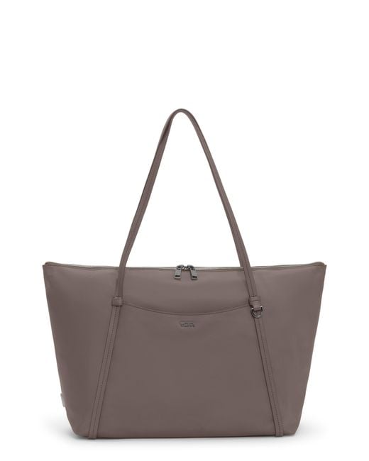 Tumi Brown Voyageur Q Tote