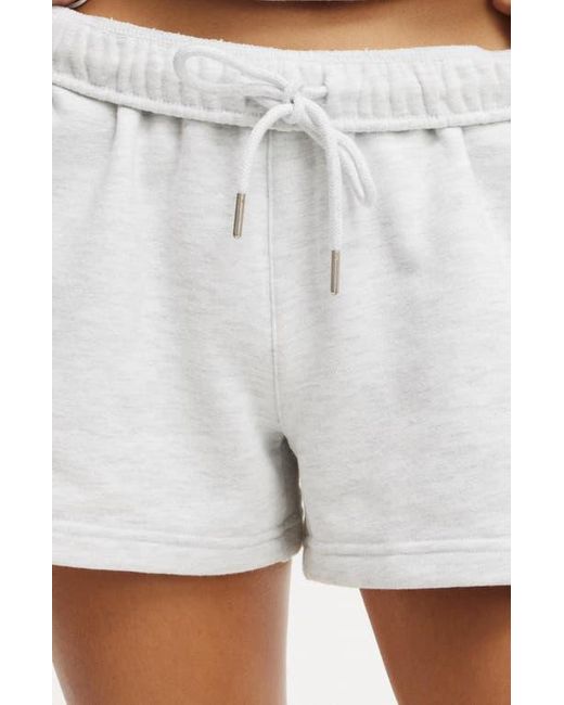 Cotton On White Active Plush Essential Gym Short
