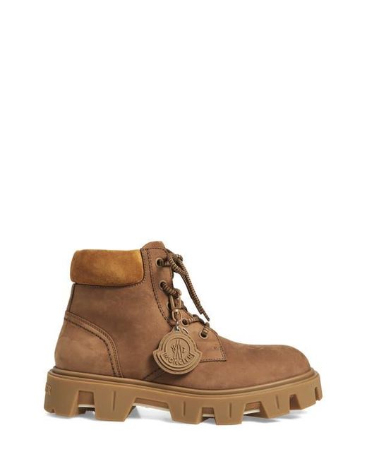 Moncler Brown Peak City Lace-Up Boot for men