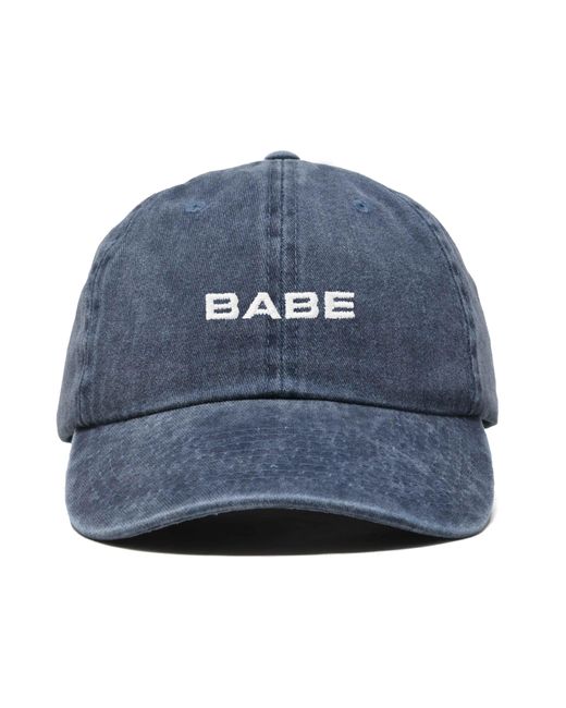 Alix Blue Babe Embroidered Cap