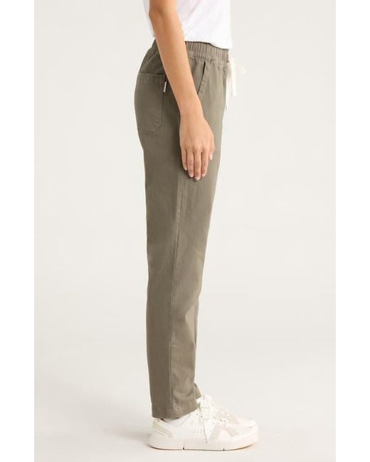 Free Fly Gray Pacifica Stretch Twill Drawstring Pants