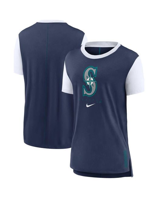 Nike Blue Seattle Mariners Local Touch Fashion Top
