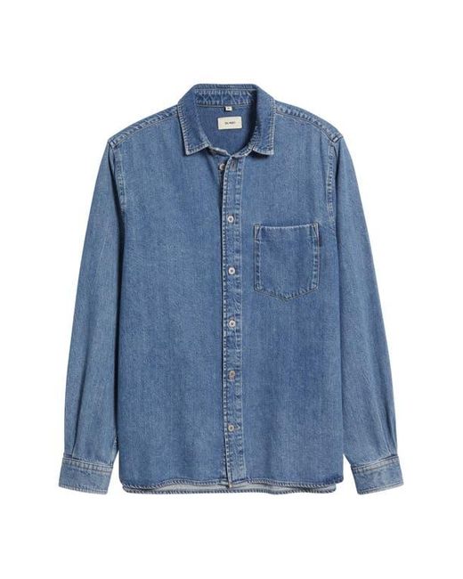 DL1961 Blue Dominick Cotton & Lyocell Denim Button-Up Shirt for men