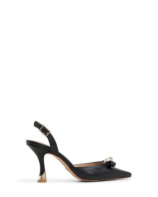 Ted Baker Black Sienna Slingback Pointed Toe Pump