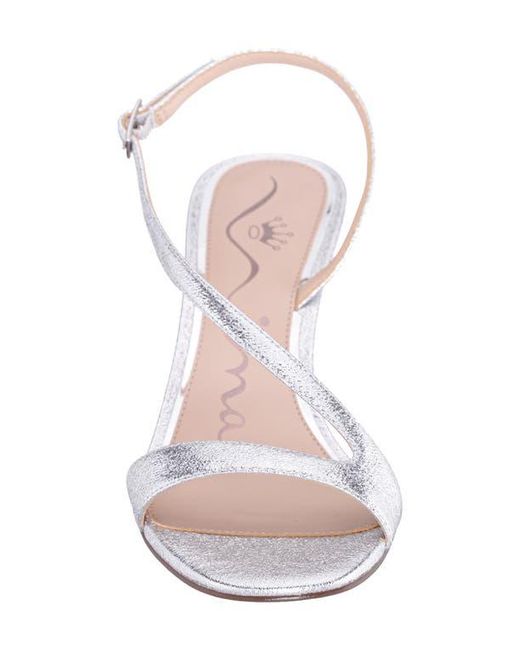 Nina White Bubbles Sandal