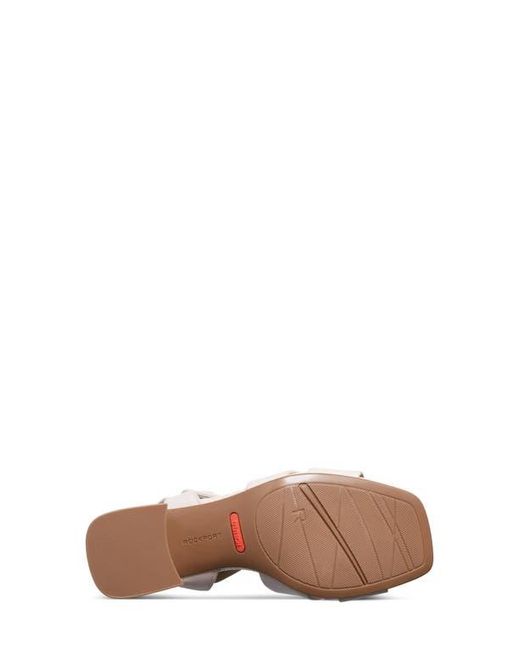 Rockport Pink Georje Square Toe Sandal