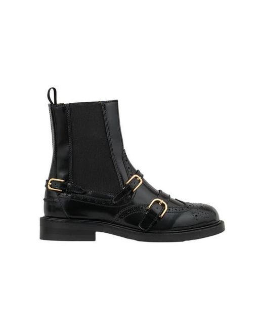 Sandro Black Chelsea Boots