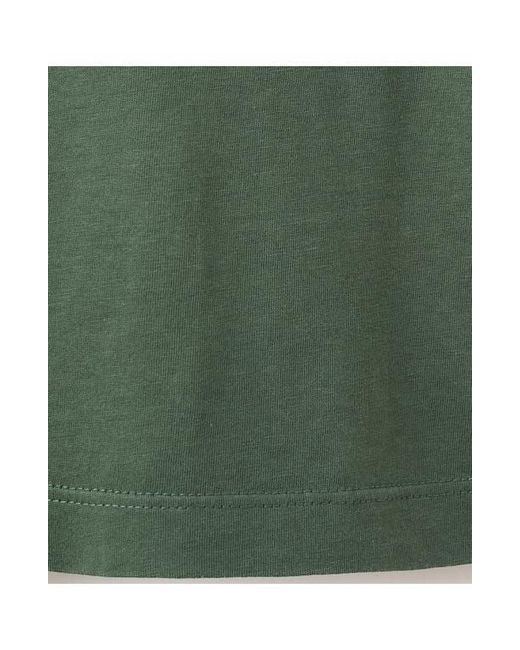 Mango Green Solid Cotton Piqué Polo for men