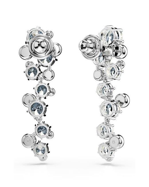 Swarovski White Constella Crystal Drop Earrings