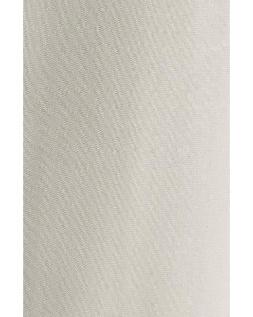 Zella White Driver Slim Fit Five Pocket Pants for men