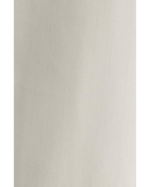 Zella White Driver Slim Fit Five Pocket Pants for men