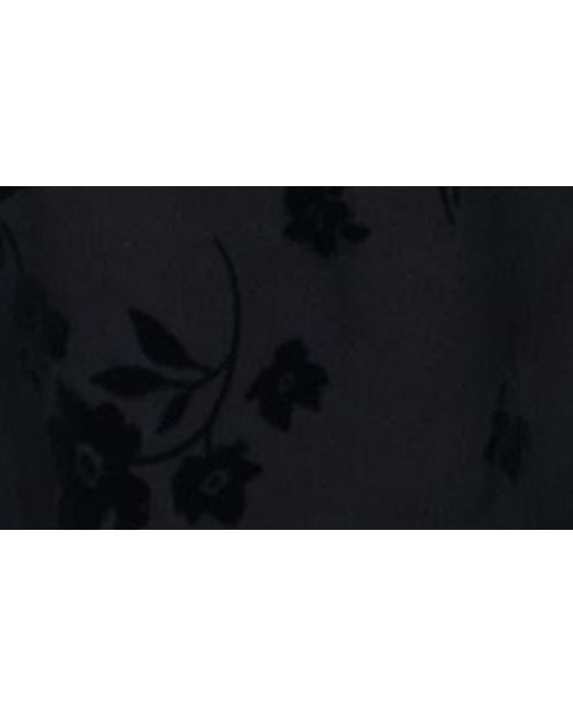 Zadig & Voltaire Black Poma Floral Satin Drawstring Waist Pants